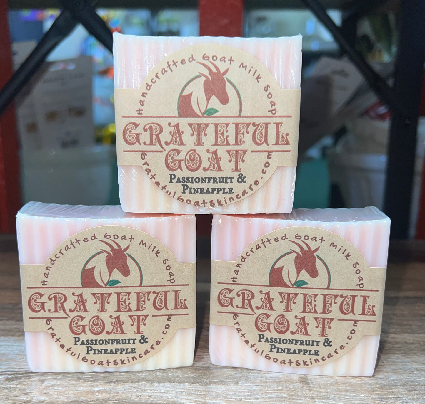 Grateful Goat Passionfruit & Pineapple Soap Bar