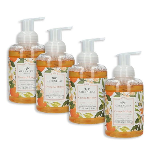 Green Leaf Orange and Honey Foaming Hand Soap