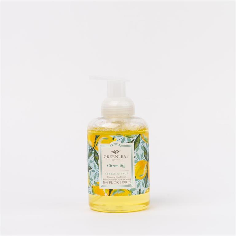 Green Leaf Citron Sol Foaming Hand Soap