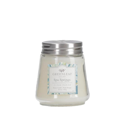 Green Leaf Spa Springs Petite Candle