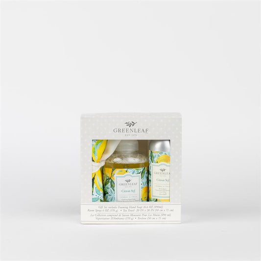 Green Leaf Citron Sol Set