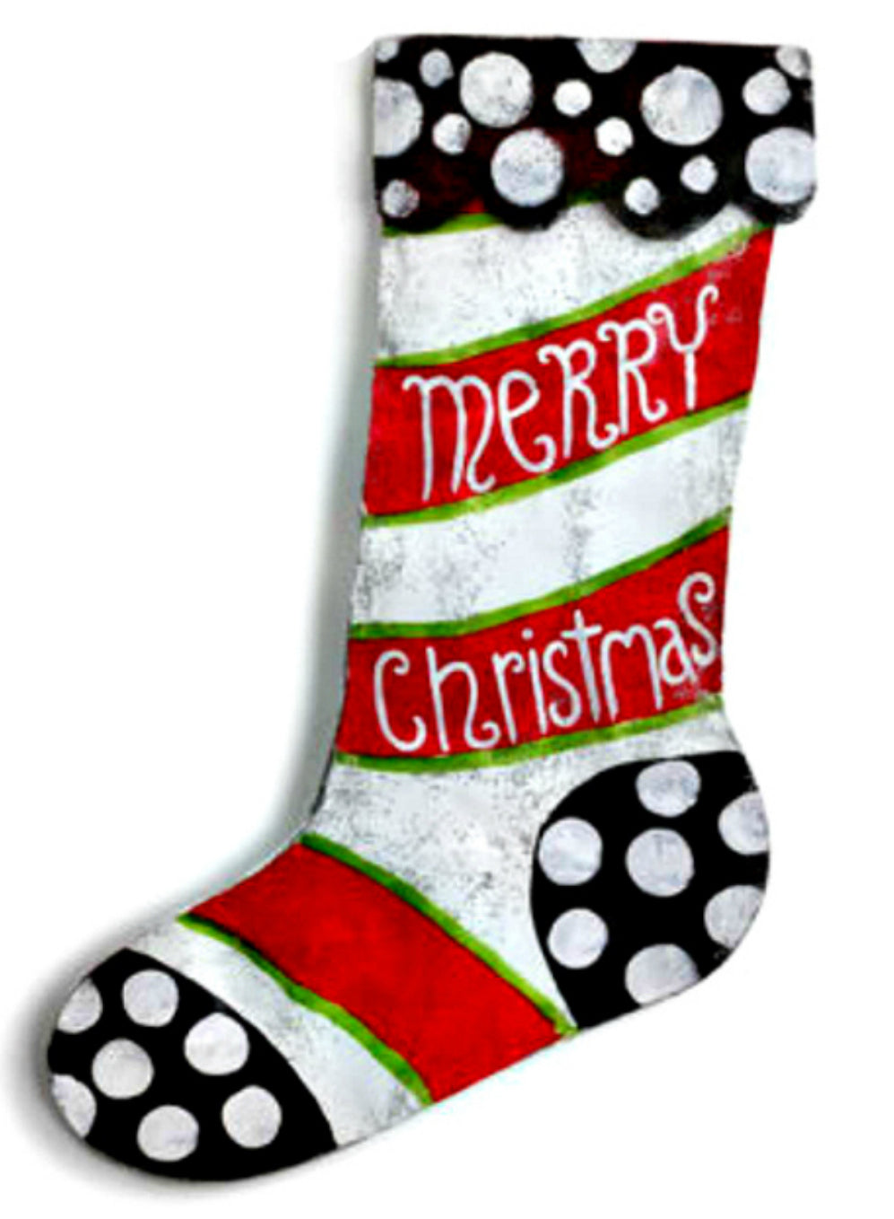 Merry Christmas Stocking Door Screen