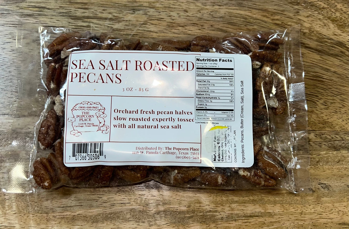 Sea Salt Roasted Pecans