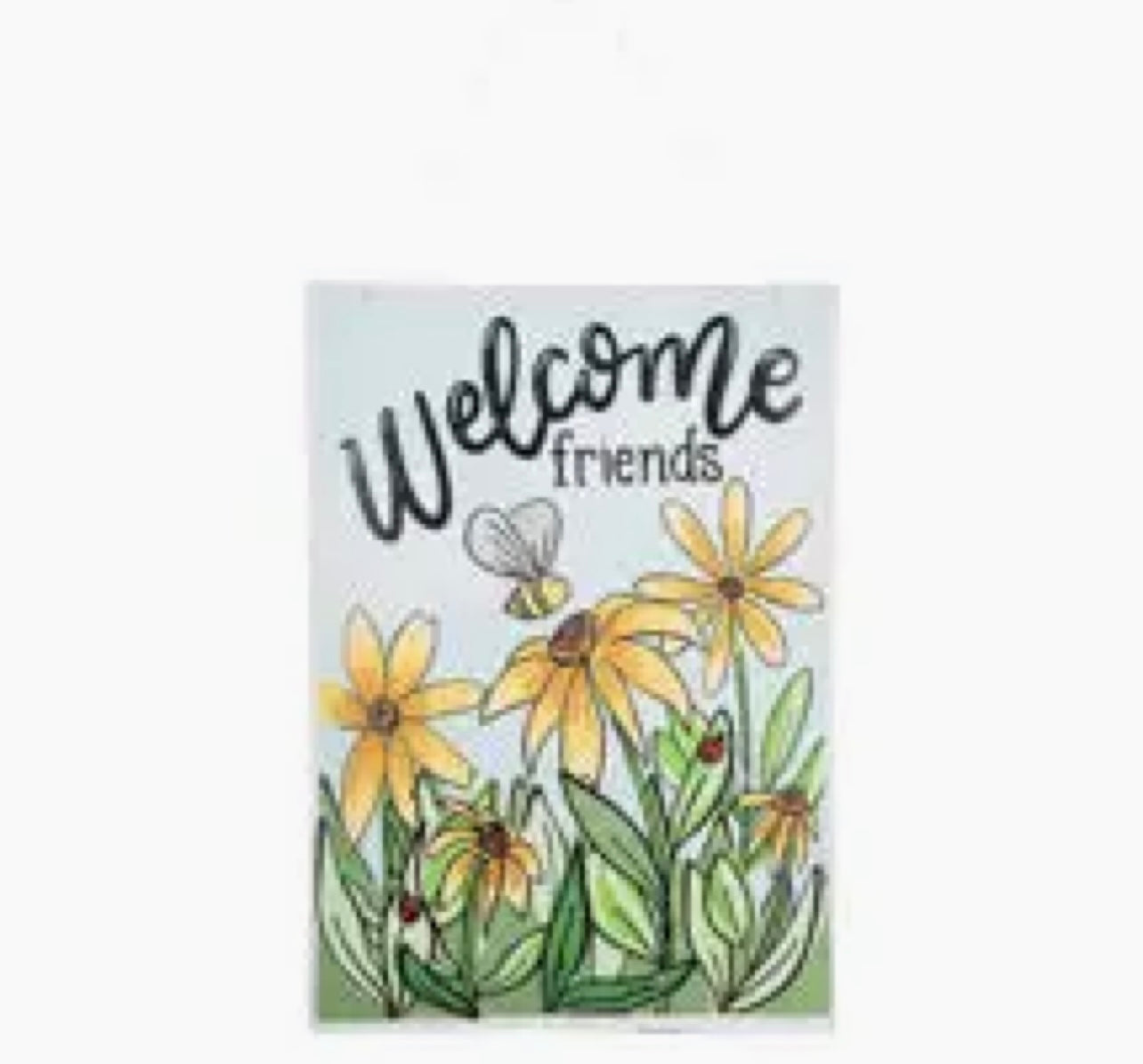 Live Life/Welcome Friends Reversible Burlee