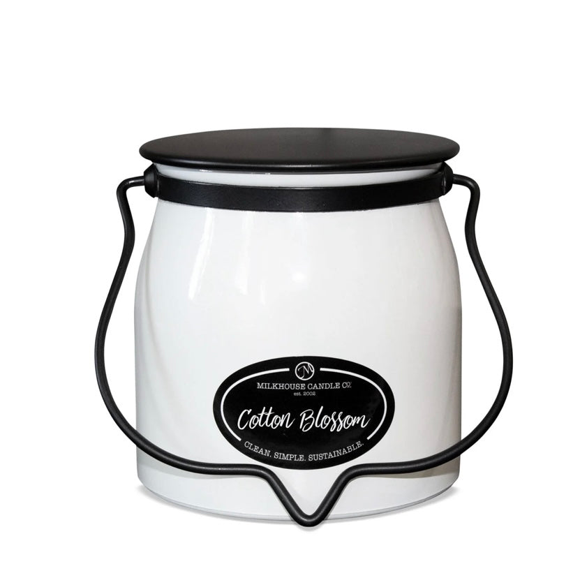 Butter Jar 16 oz: Cotton Blossom
