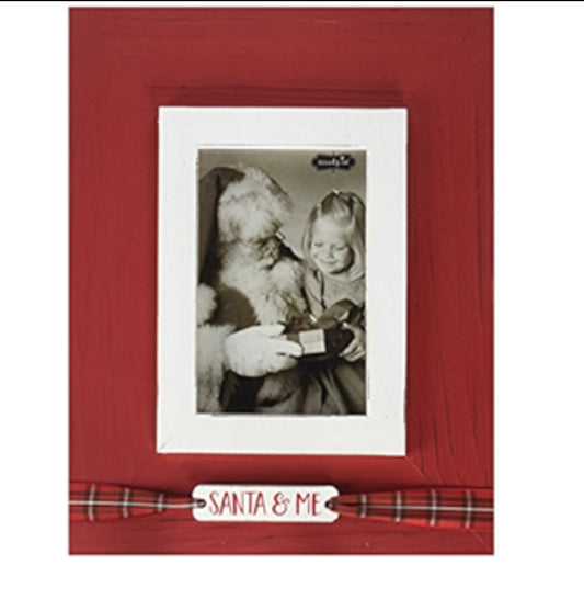 Santa and Me Frame