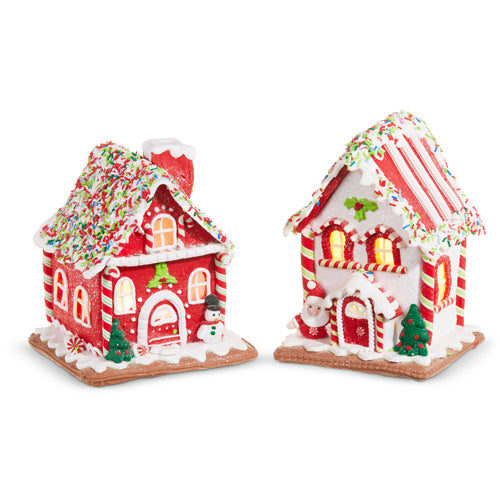 Lighted Gingerbread House