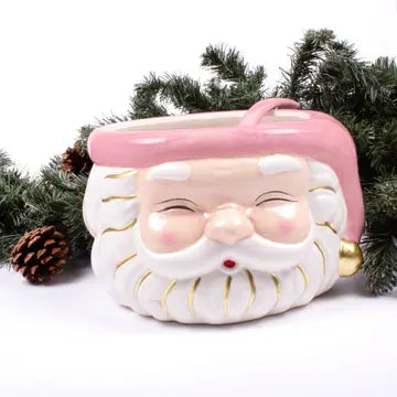 Santa Punch Bowl & Ladle- Pink