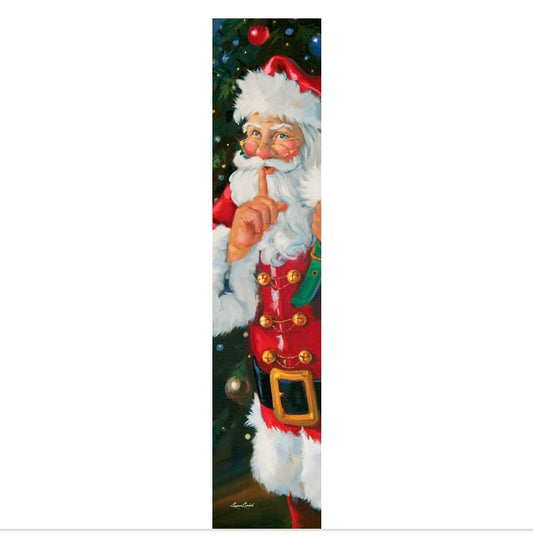 Custom Decor Whispering Santa Tall Sign