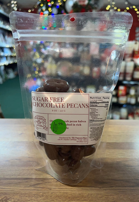 Sugar Free Milk Chocolate Pecans 8oz