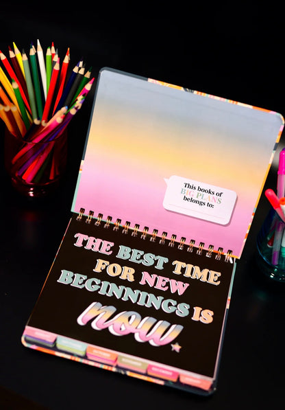 Jadelynn Brooke Planner The Best is yet to Come- Rainbow Collage