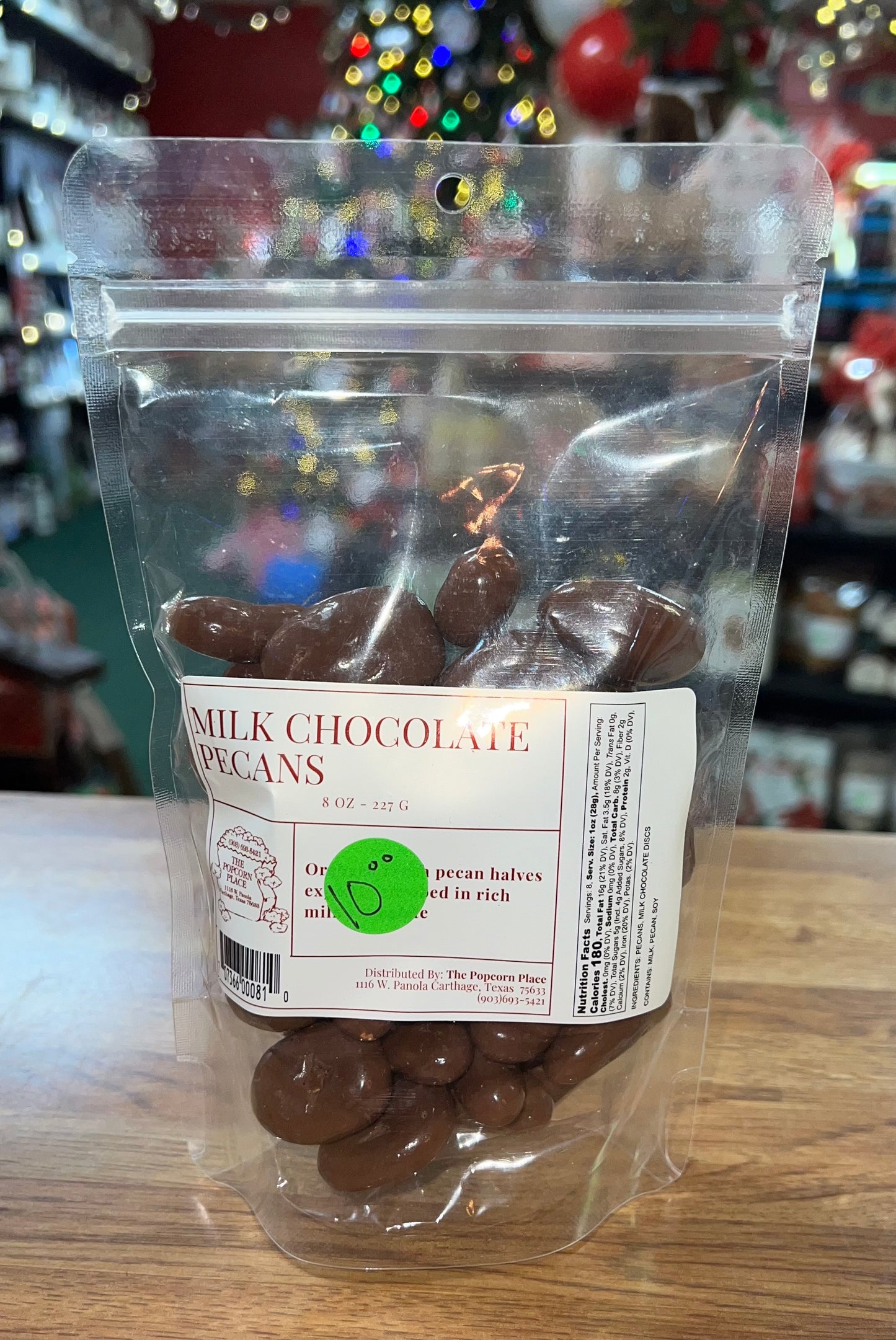 Milk Chocolate Pecans 8oz