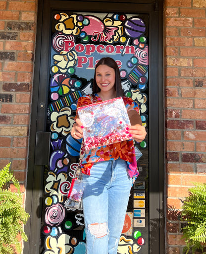 Rally Red Confetti Everything Pouch