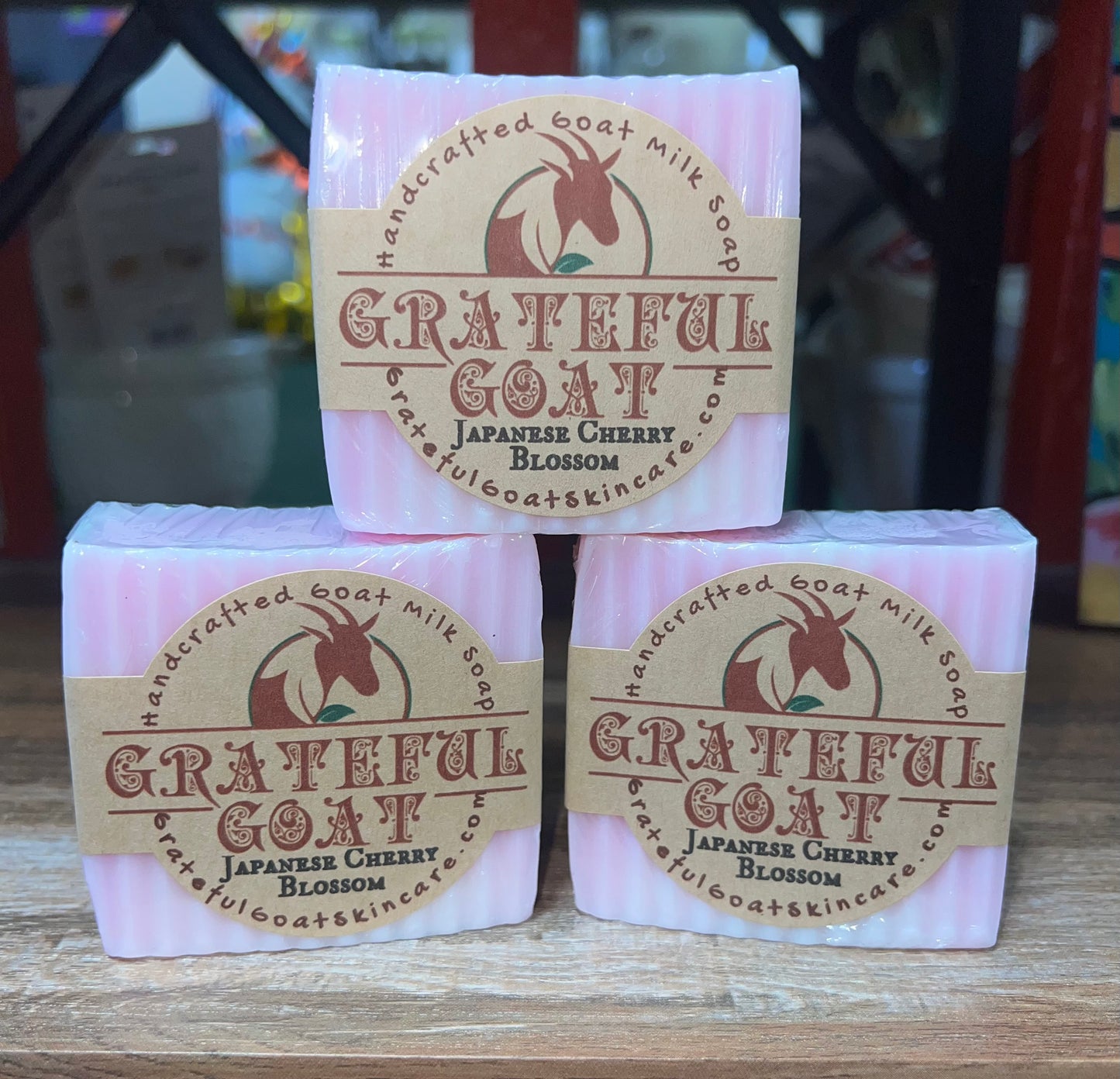 Grateful Goat Japanese Cherry Blossom Soap Bar