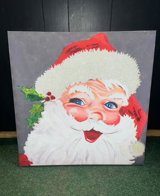 Gallery Jolly Santa Canvas