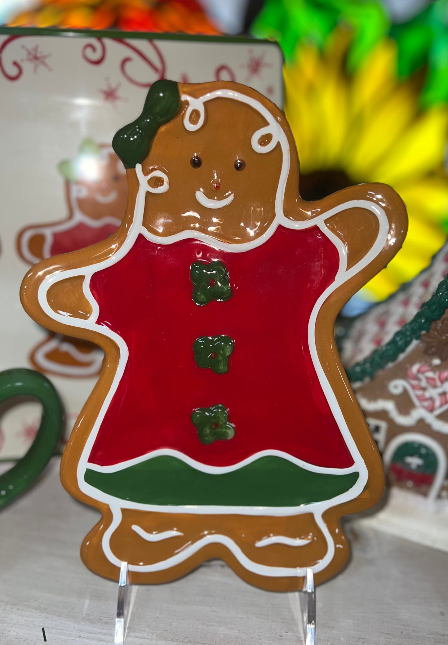 Gingerbread Girl Plate