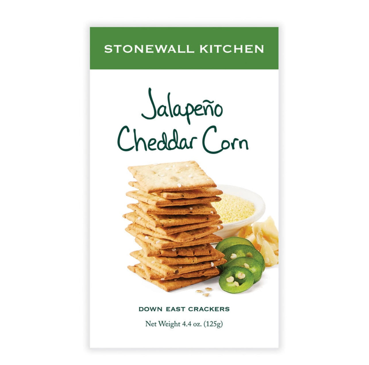 Stonewall Kitchen Jalapeño Cheddar Corn Crackers