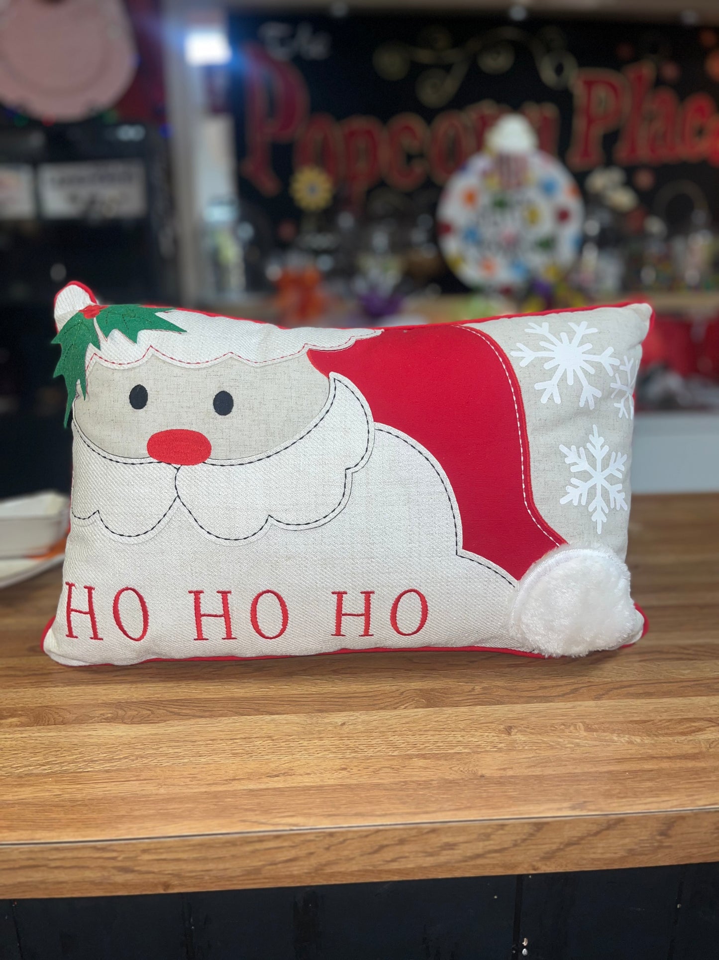 Ho Ho Ho Santa Pillow