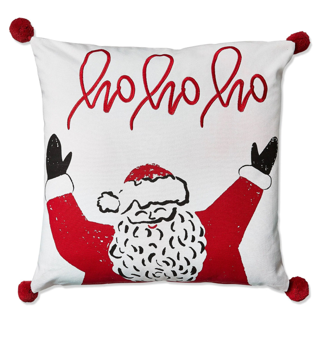 Ho Ho Ho Santa Pillow