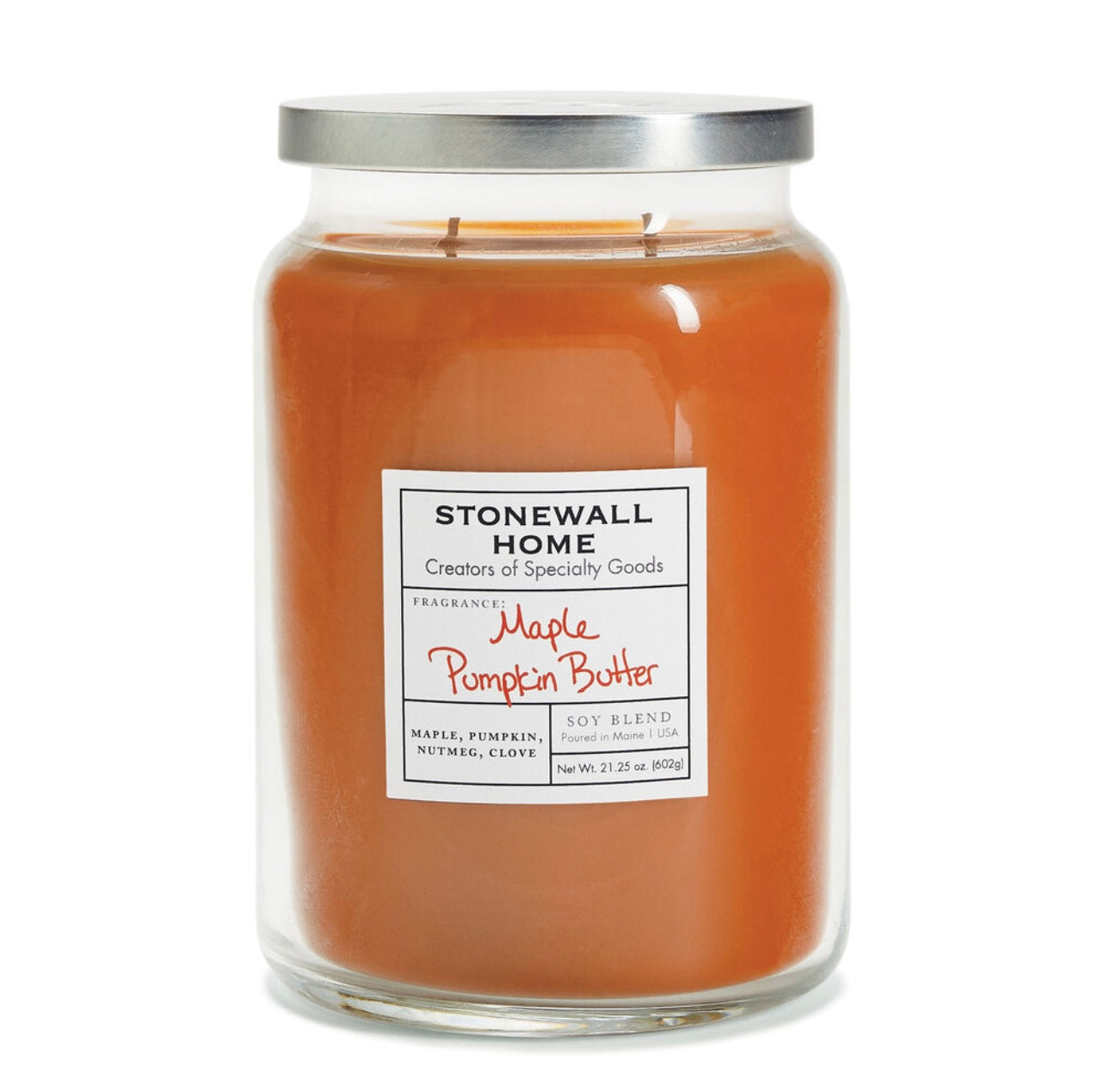 Stonewall Home Maple Pumpkin Butter Large Candle