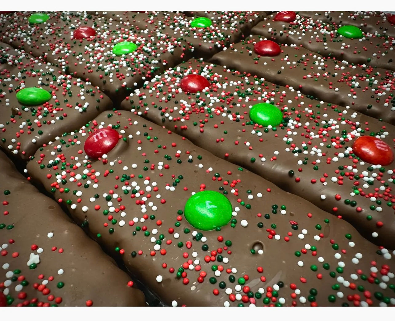 Christmas Jumbo O’Rice Krispy Treat Milk Chocolate Logs