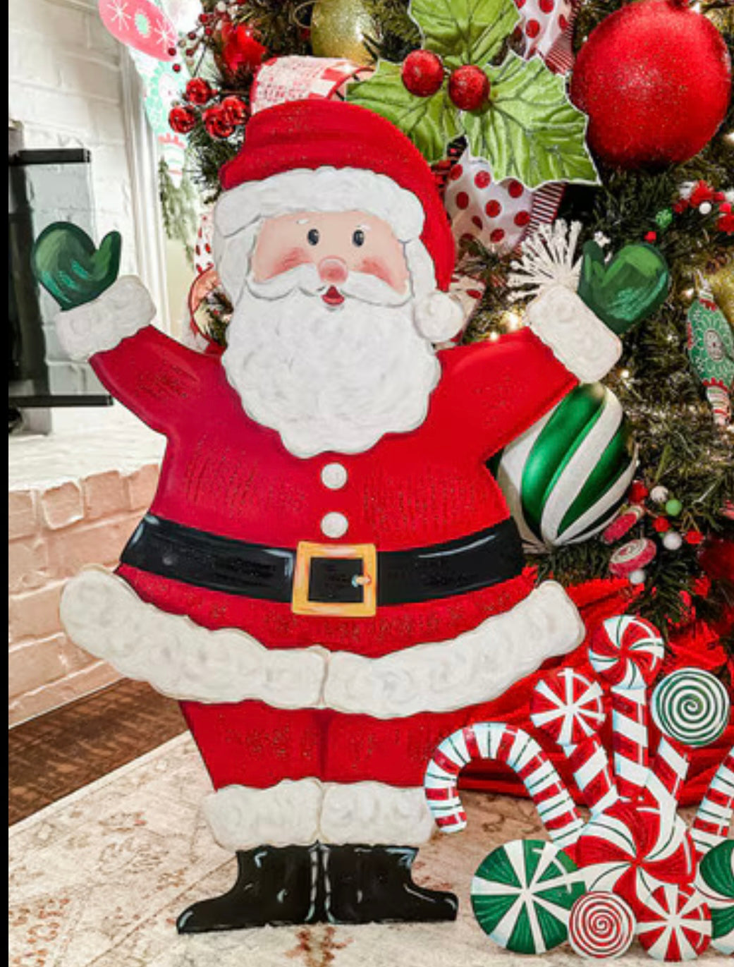 Round Top Big Santa