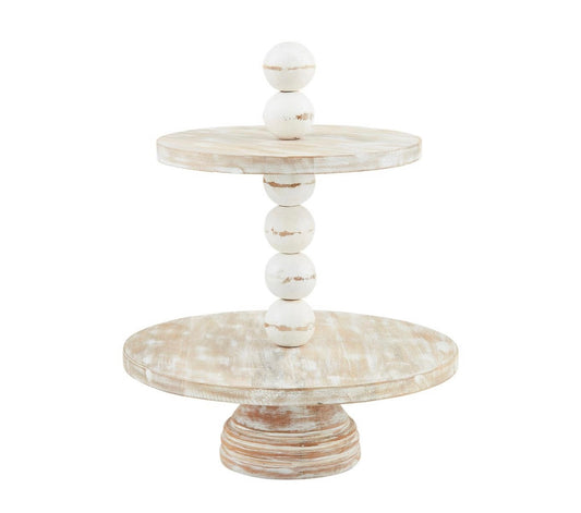 Chunky Beaded Tiered Server