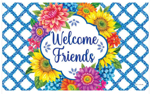 Custom Decor Floral Vines Mat