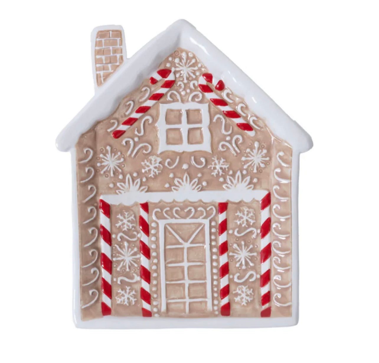 Plate Appetizer Gingerbread House