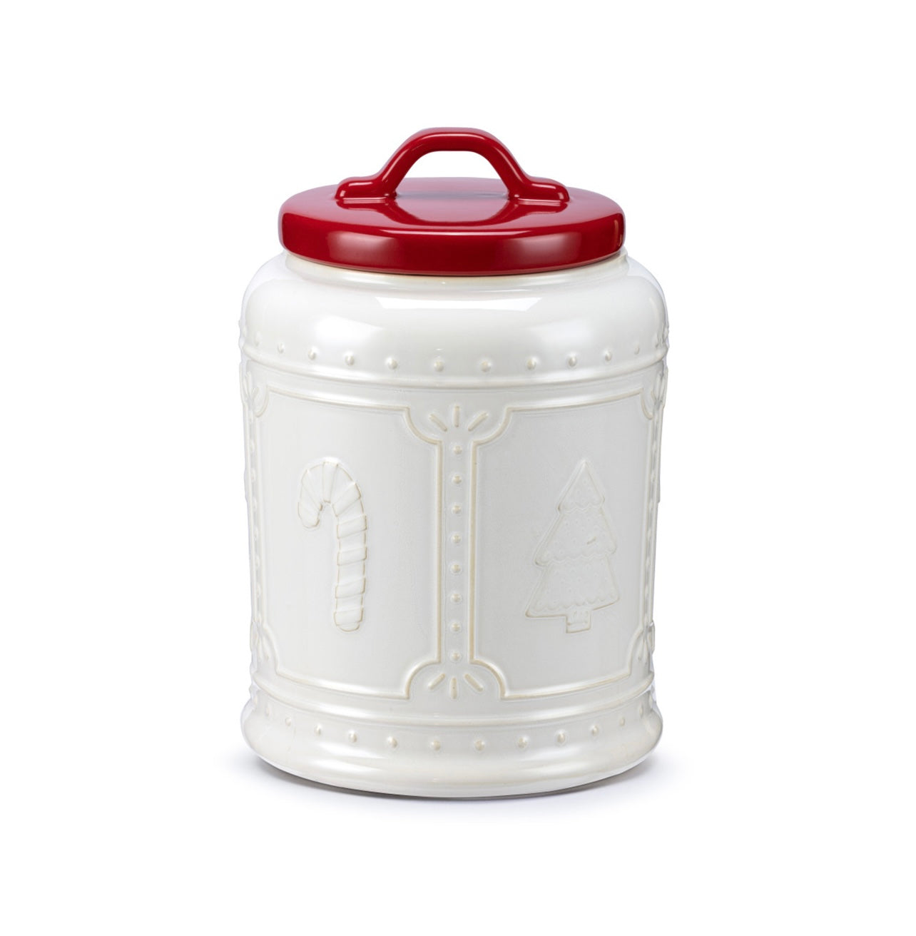 Happy Heart Ceramic Cookie Jar