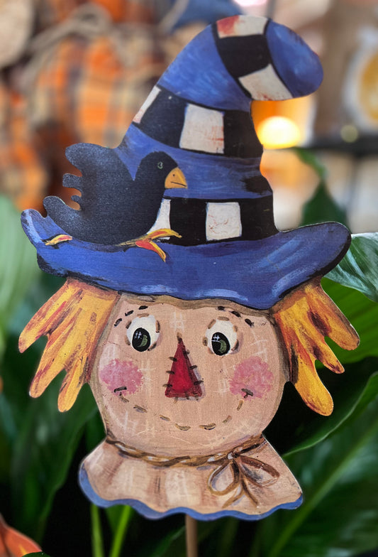 Round Top Scarecrow Face