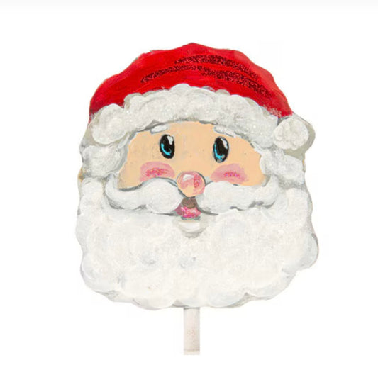 Round Top Santa Head Finial