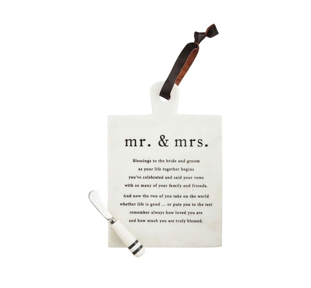 Mr. & Mrs. Marble Board Set