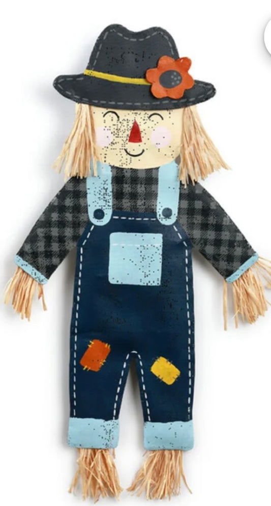 Friendly Scarecrow Door Hanger