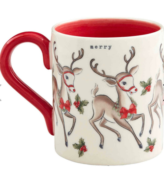 Reindeer Vintage Mug