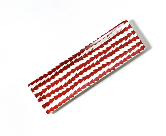 Cotton Colors Red Christmas Skinny Rectangle Tray