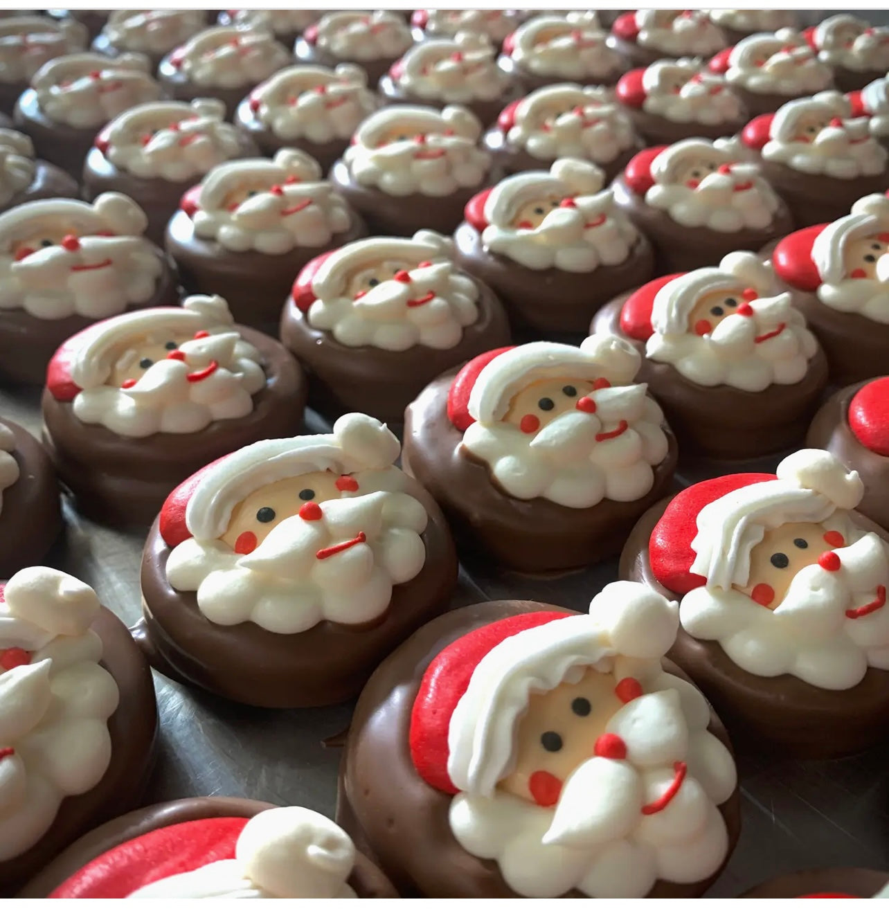 Christmas Theme Santa Face O’Oreo with Milk Chocolate