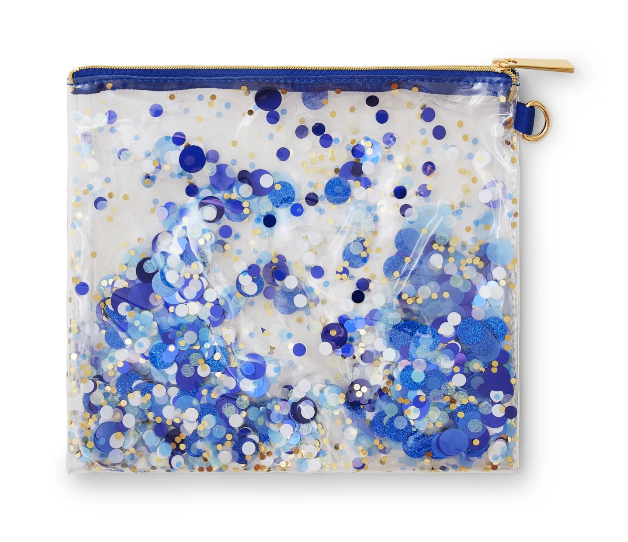 True Blue Confetti Everything Pouch