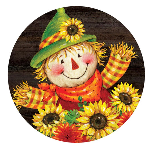 Happy Scarecrow Sun Catcher