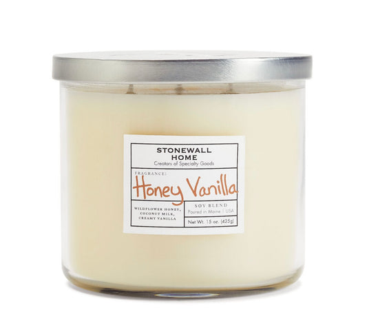 Stonewall Home Honey Vanilla Bowl Candle