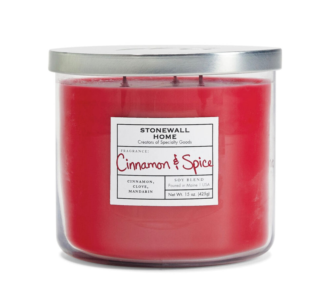 Stonewall Home Cinnamon & Spice Bowl Candle