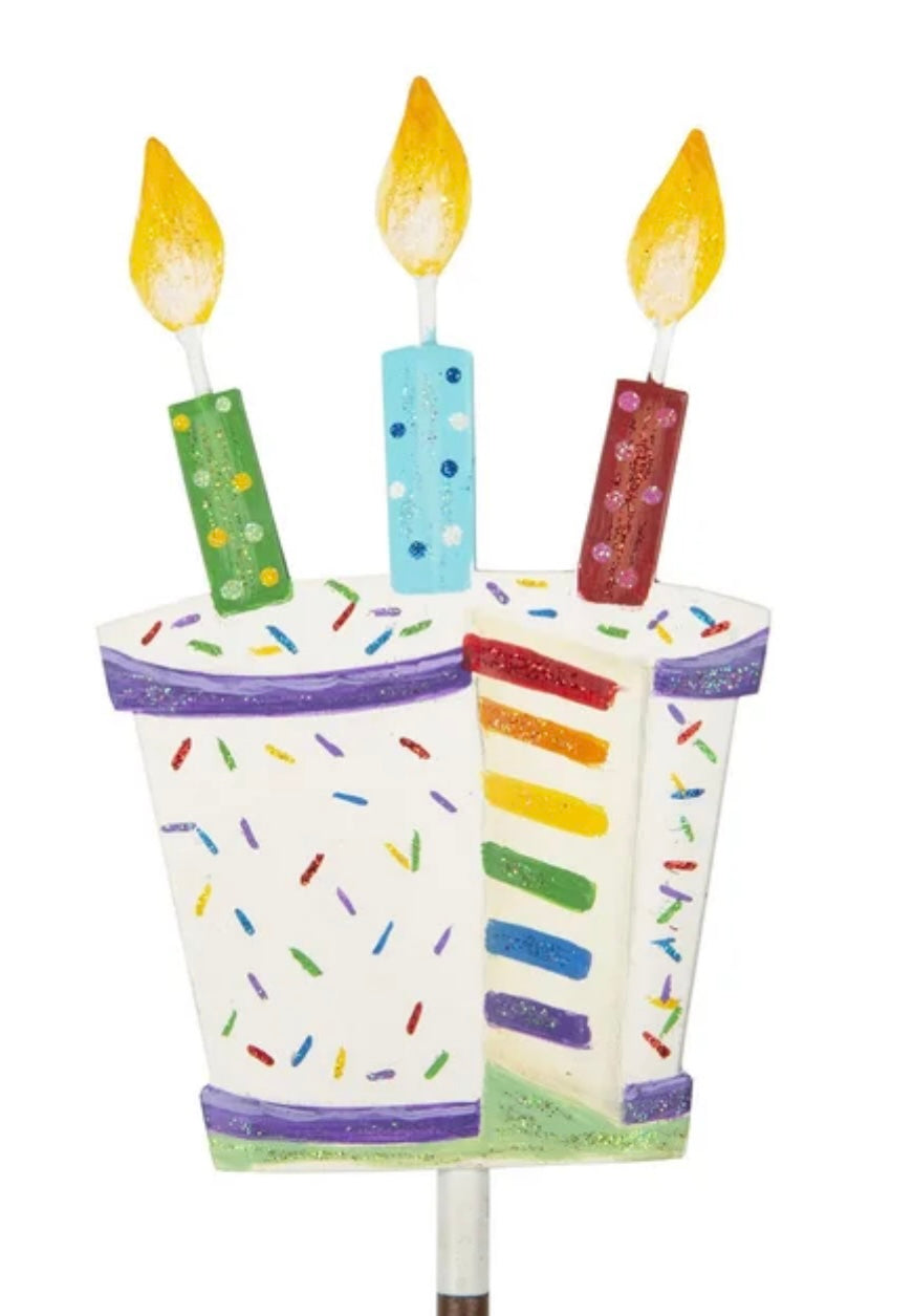 Round Top Collection Birthday Cake Finial