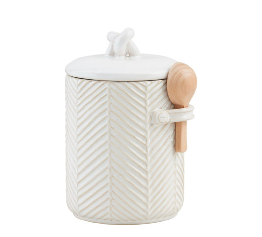 Textured Coffee Canister Set