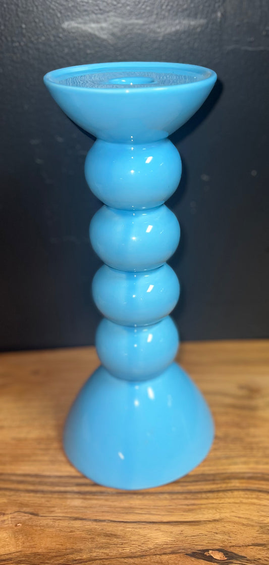 Cotton Colors Blue Candle Holder