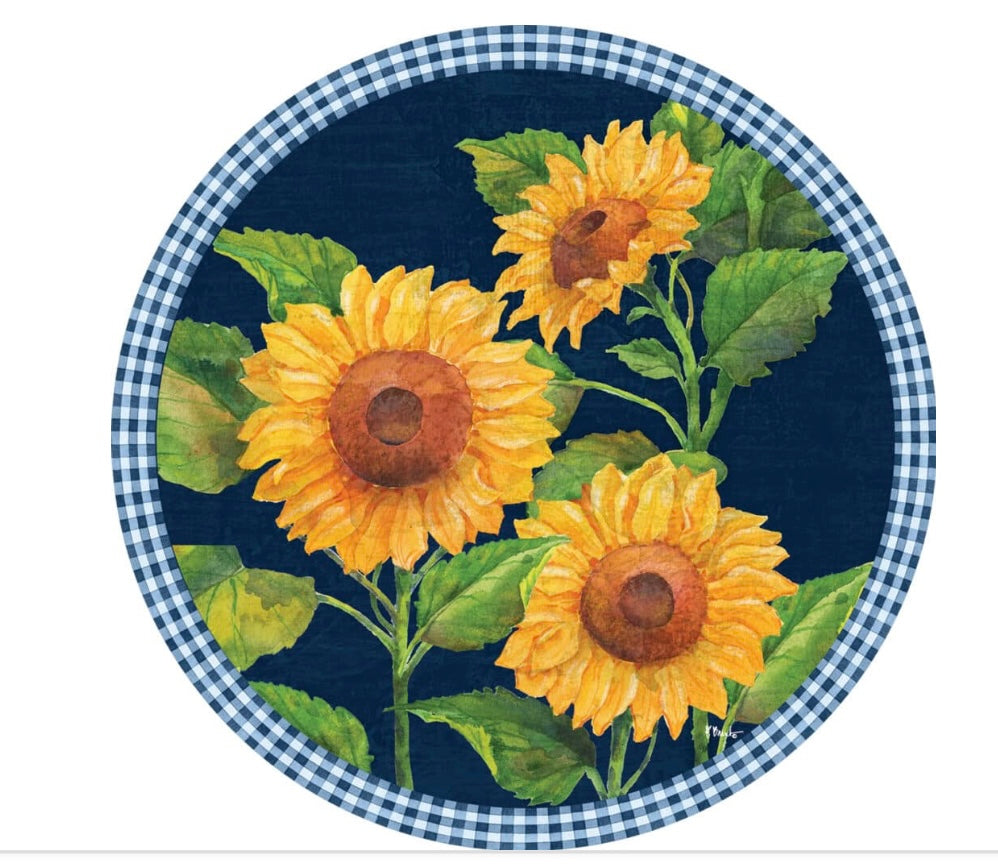 Sunflowers on Navy Sun Catcher