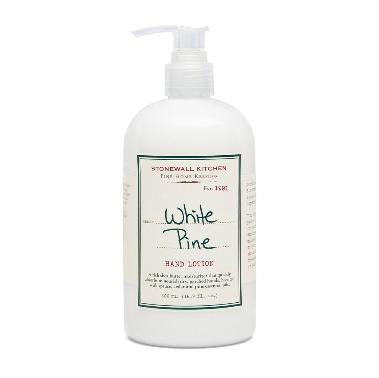 Stonewall Home White Pine Hand Lotion