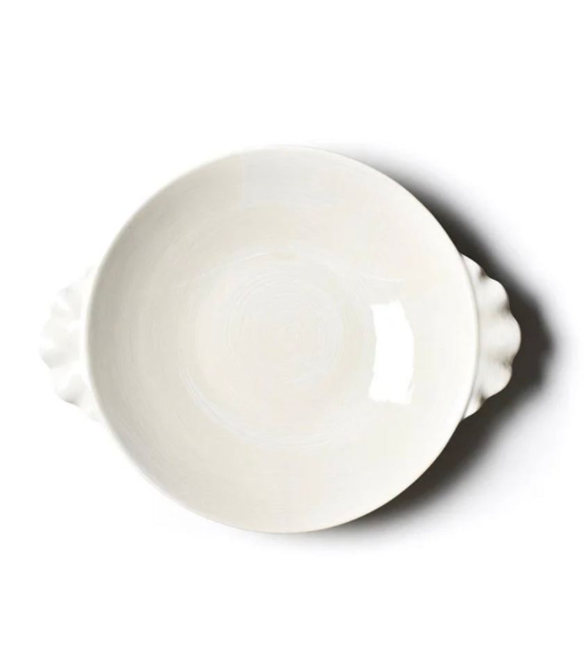 Cotton Colors White Pasta Bowl