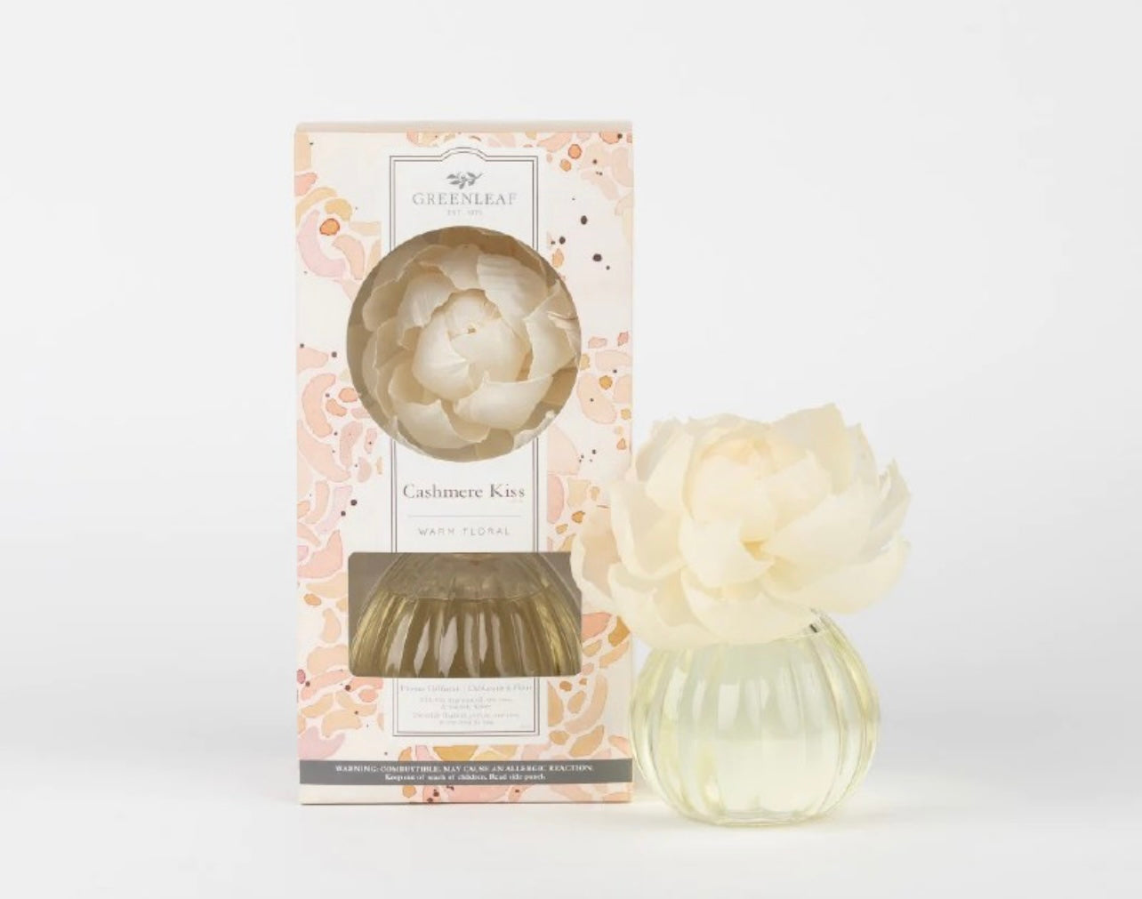 Green Leaf Cashmere Kiss Flower Diffuser