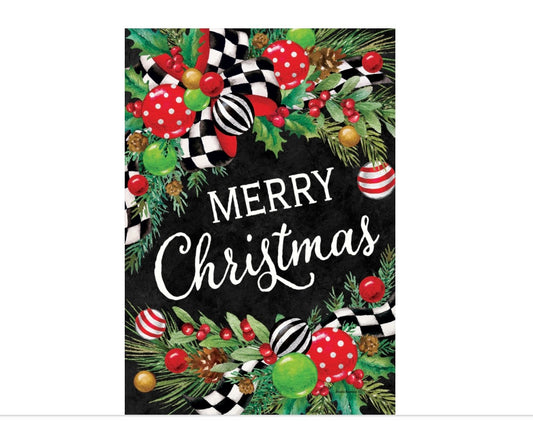 Custom Decor Christmas Swag Large Flag