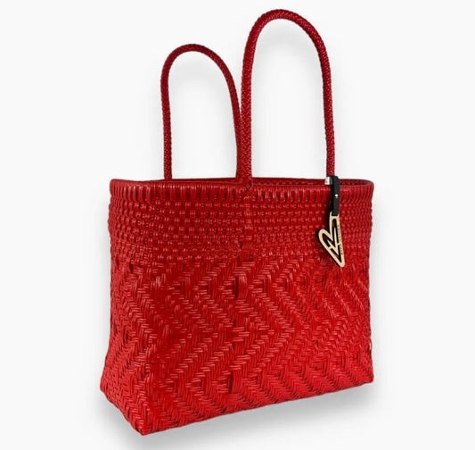 Maria Victoria | Women's Medium Tote Bag | Ts Saturated Red